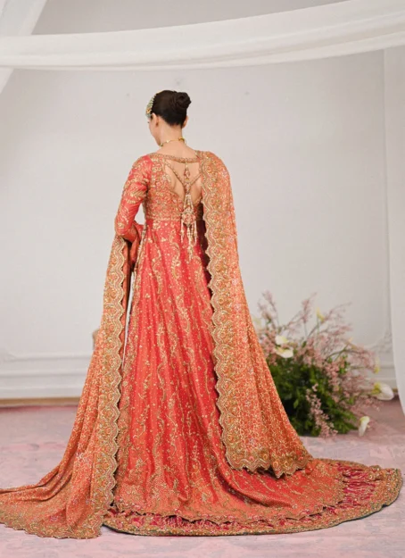 Maisha Trailed Kalidaar With Farshi Bridal - Image 6