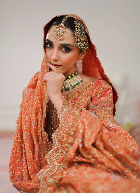 Maisha Trailed Kalidaar With Farshi Bridal - Image 5